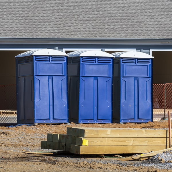 are there any restrictions on what items can be disposed of in the porta potties in Georgiana Alabama